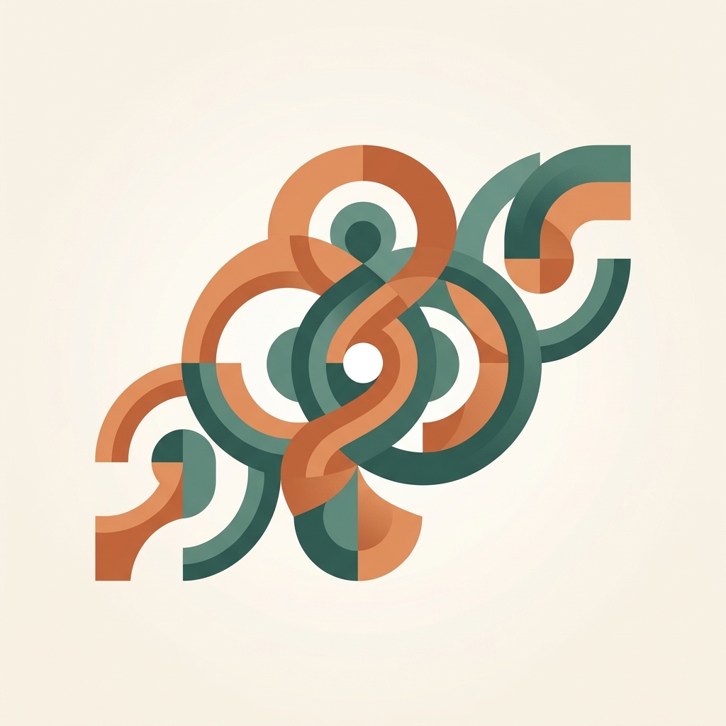 Collaborative Brand Synergy Illustration