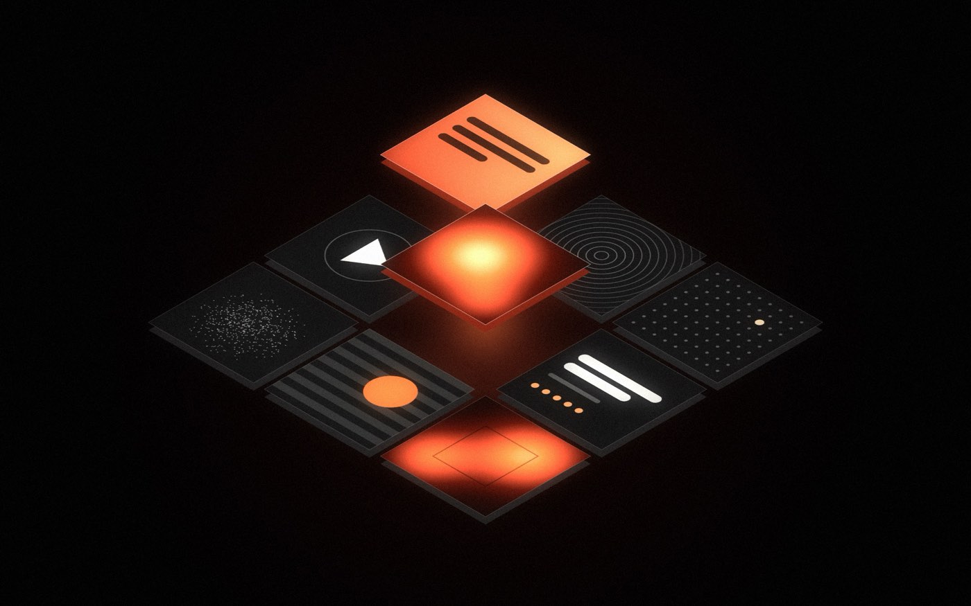 Social media content illustration
